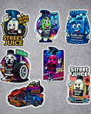 Street Juice Sticker Pack 7 Piece Set