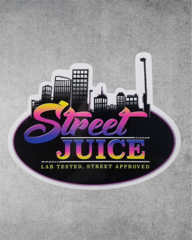 Street Juice Die Cut Stickers 5x4