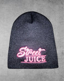 Street Juice Font Skull Beanie