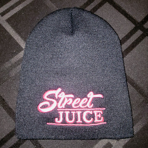 Street Juice Font Skull Beanie