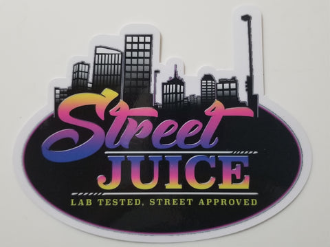 Street Juice Die Cut Stickers 5x4